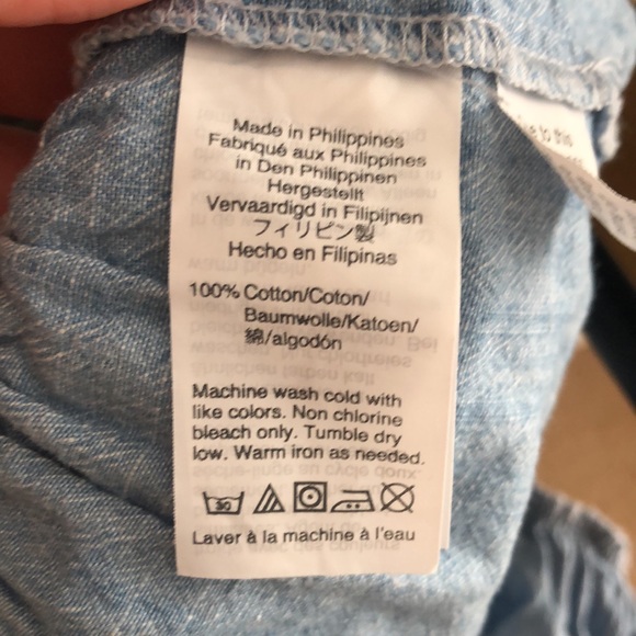 Madewell Jean Tank Top Size 4 - Picture 4 of 4